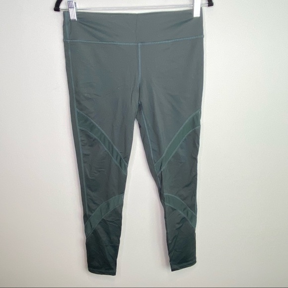 Army green women’s mesh work out pants size large - Picture 1 of 7